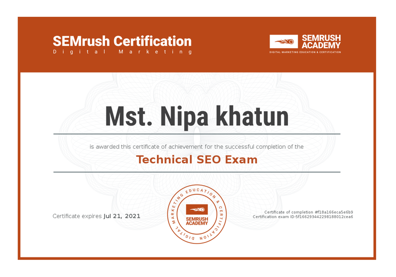 Certificate-technical-seo-exam